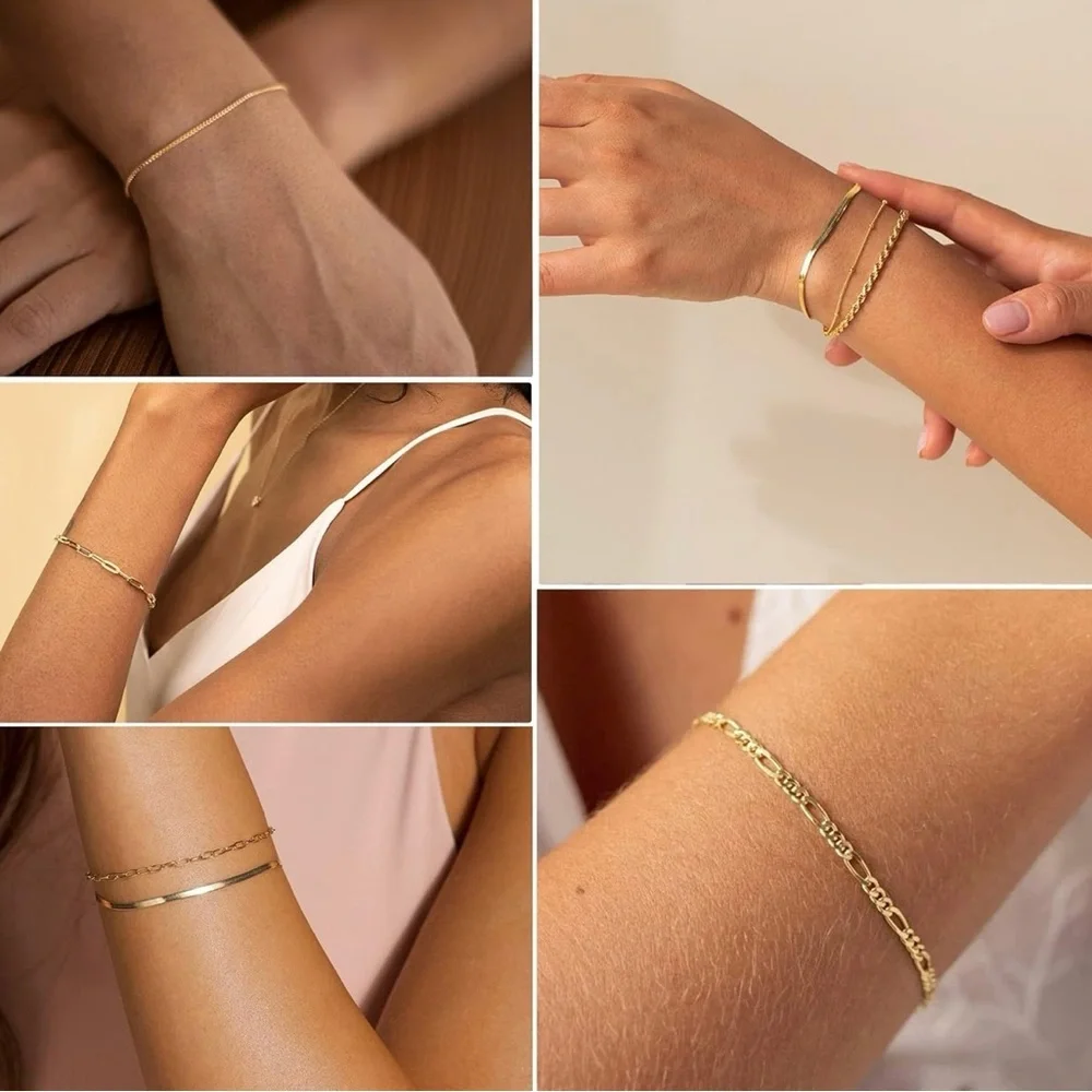 Chic Gold Bracelet Stack Set - Picture 3 of 4